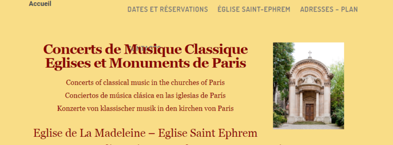 Concerts classiques Paris