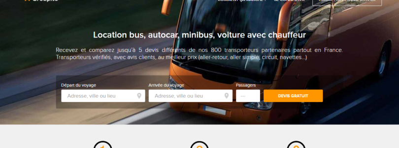 Groupito, Location de bus, minibus et autocars