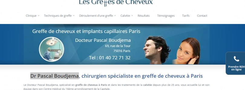 Pascal Boudjema pour votre greffe capillaire à Paris