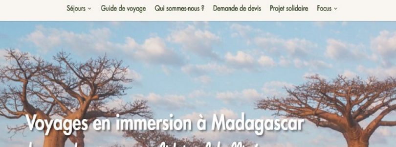 Votre agence de voyages solidaires spécialiste de Madagascar